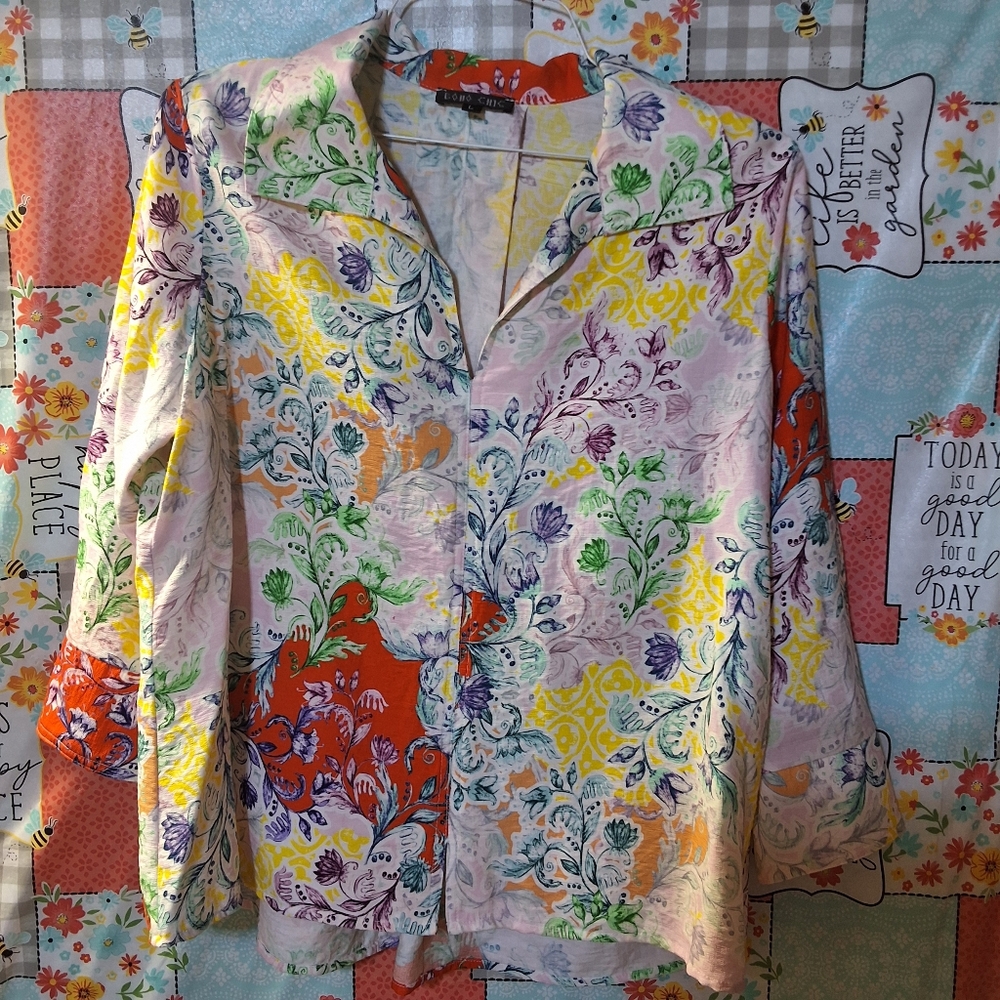BOHO CHIC FLORAL PRINT TOP